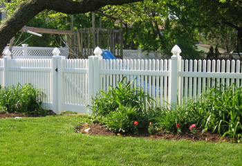 Straight Victorian Picket Fence