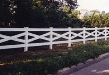 Cross Buck Post and Rail Fence