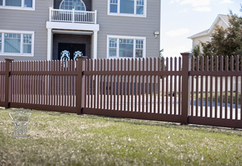 Mahogany Wood Grain Straight Victorian Picket 2