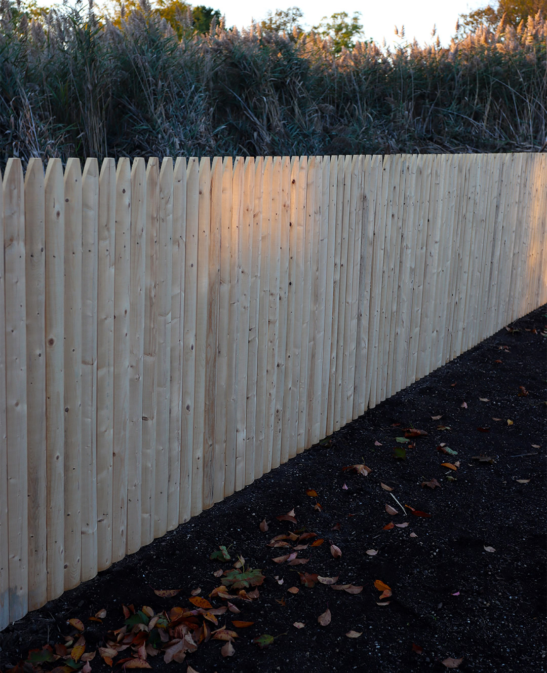 Spruce Stockade Fence